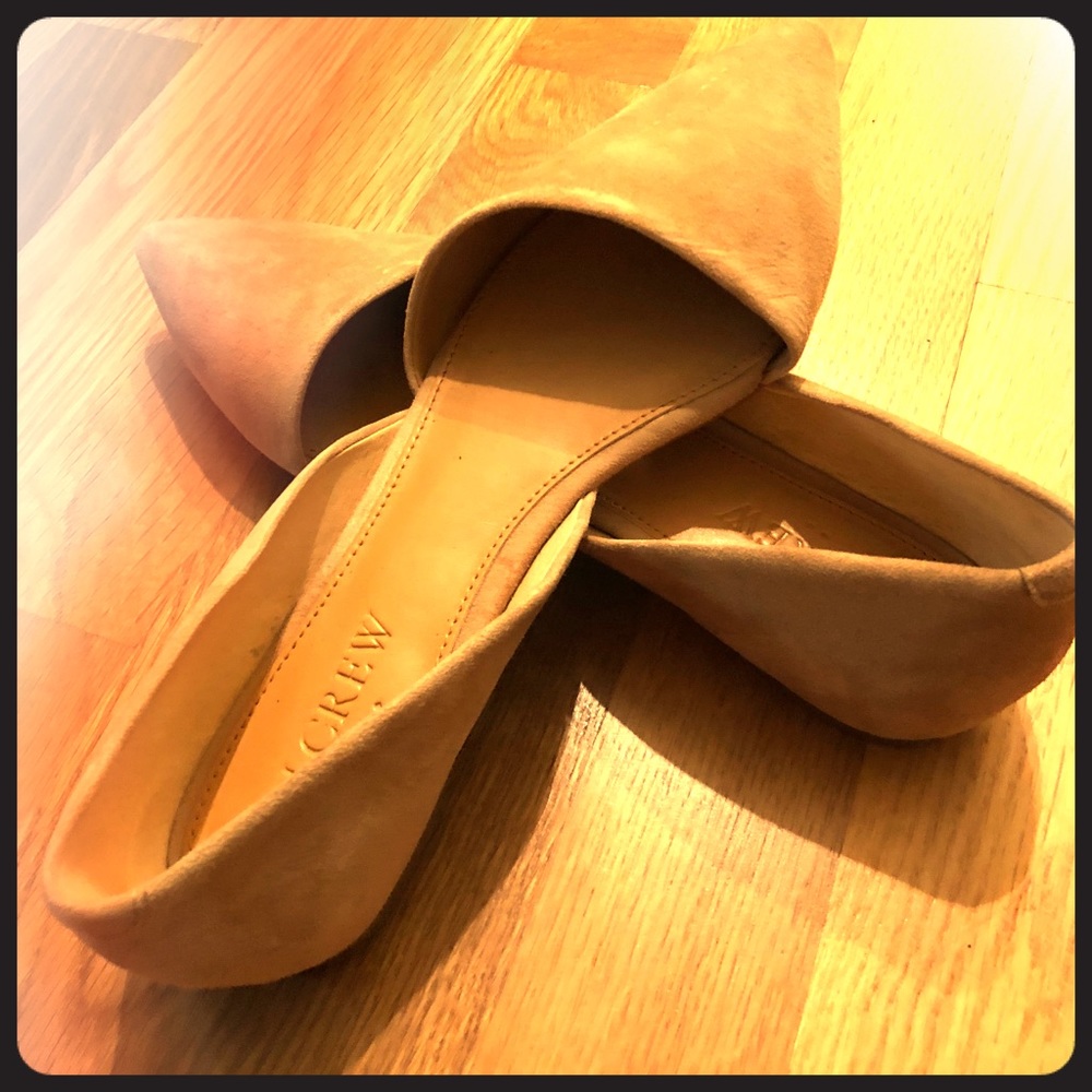 J.Crew Beige Pointed Toe Flats